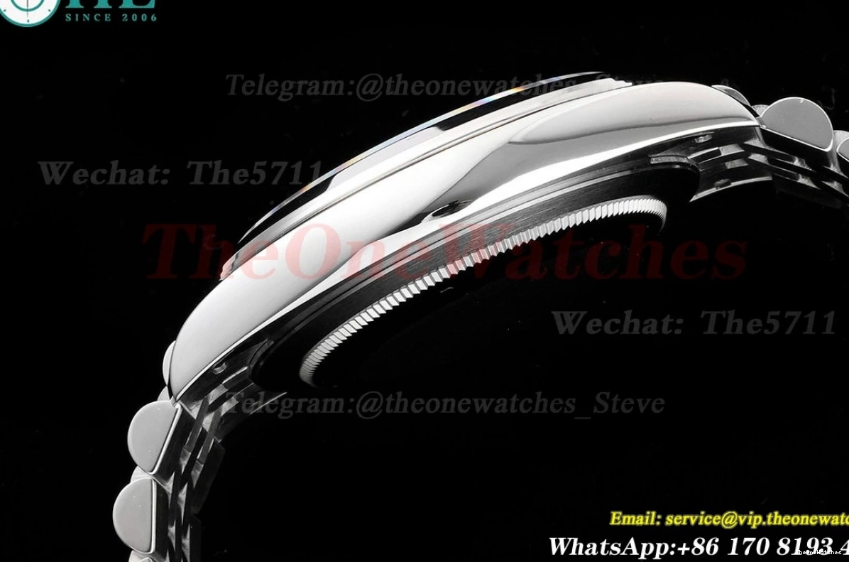 SS King 904L Dial Jubilee 41mm Black 126300 SS VR3235 Datejust 0502